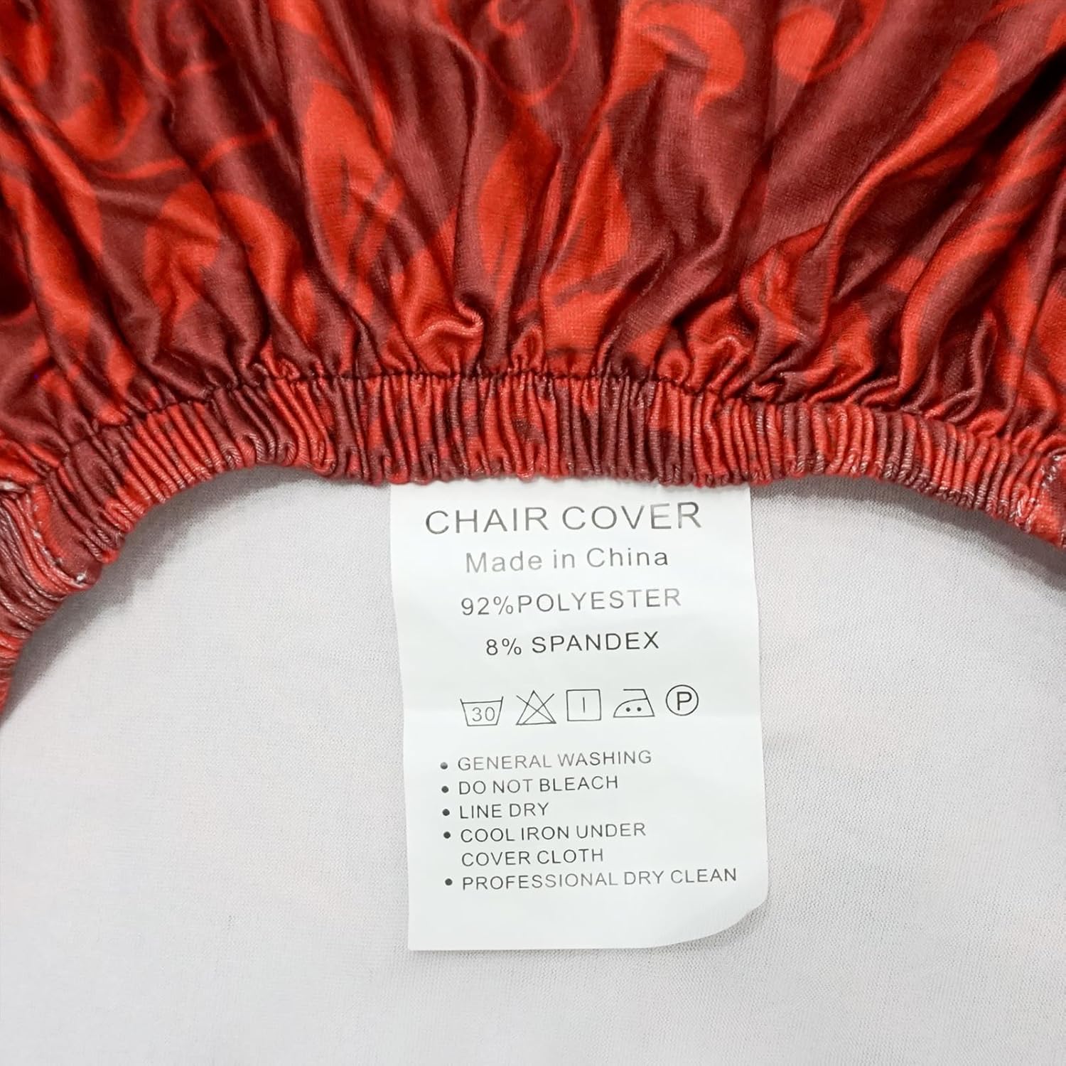 Set of 4/6 Christmas Dining Room Chair Covers, Red Christmas Chair Covers, Removable Stretch Chair Covers, Christmas Chair Covers Seat Protector for Home Kitchen Decor (4pcs)