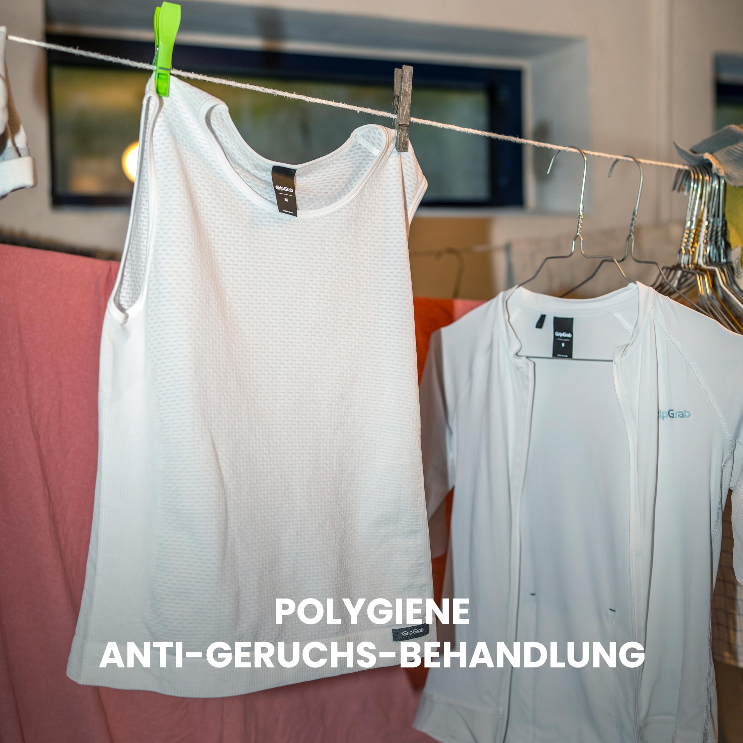 GripGrab PACR Sommer Seamless Ärmelloses Radsport Funktionsunterhemd Herren | Zweite-Haut-Passform mit Race Fit, flacher Kragen passt gut unter enge Trikots, kühlend, atmungsaktiv, Polygiene Behandlung