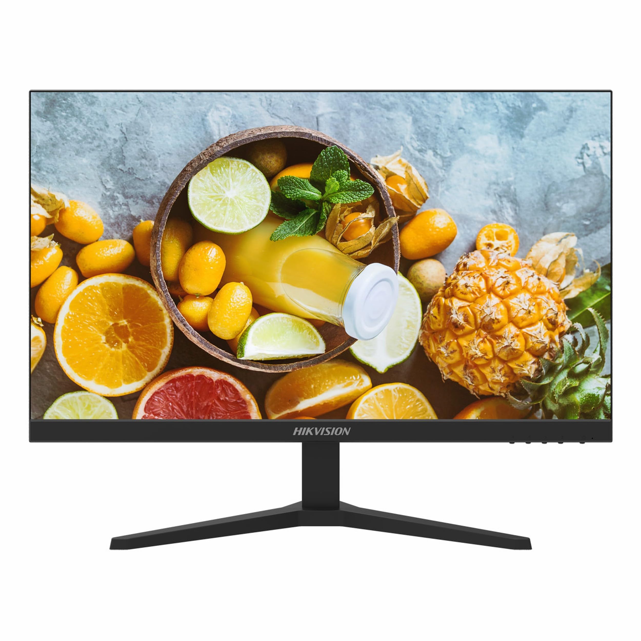 Hikvision Monitor 23,8" 1920 x 1080P. Ingresso HDMI/VGA. angolo di visione: 178°/178°. involucro in plastica .VESA 100x 100mm. supporto da tavolo incluso. uso 24/7