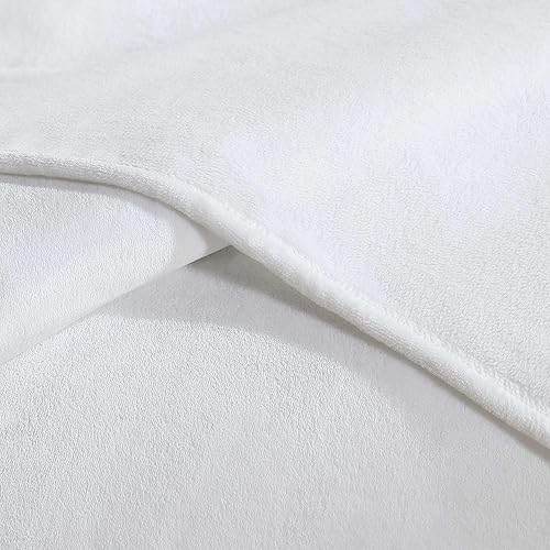 Miniatura 3 de Calvin Klein - Manta King, ropa de cama de felpa súper suave, decoración del hogar para todas las estaciones (núcleo de felpa blanca, King)