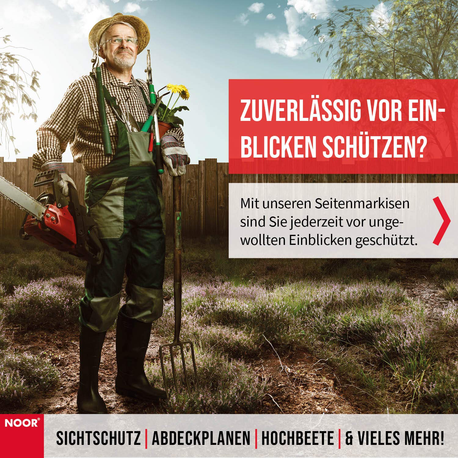 NOOR Akcesoria do markizy – uchwyt ścienny do markizy bocznej (w zestawie śruby i podkładki), nadaje się do wszystkich rozmiarów, uchwyt ścienny do łatwego montażu na ścianie