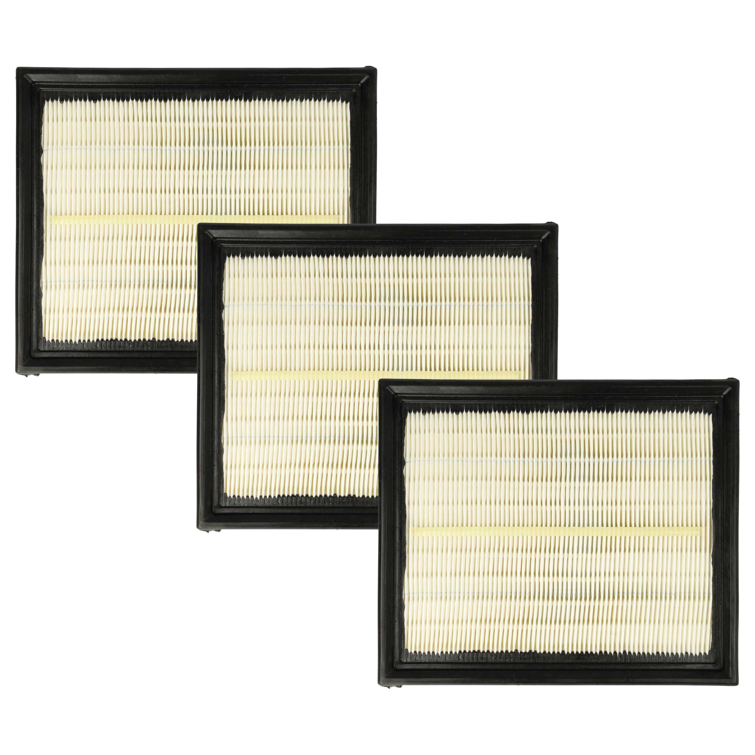 vhbw Set de 3x filtro de aspiradora compatible con Festool CTM 36 E AC RENOFIX, 36 E AC, 26 E AC, 26 E, 48 E AC, 48 E aspiradora - Filtro principal
