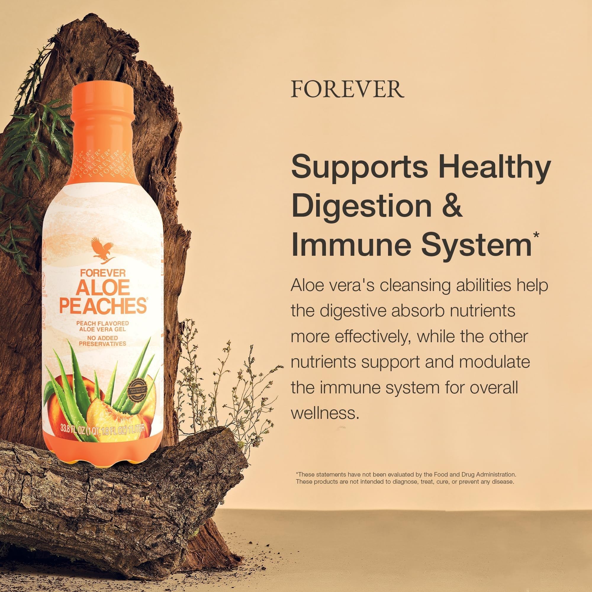 Amazon.com: Forever Living - Aloe Peaches - Pure Aloe with Real