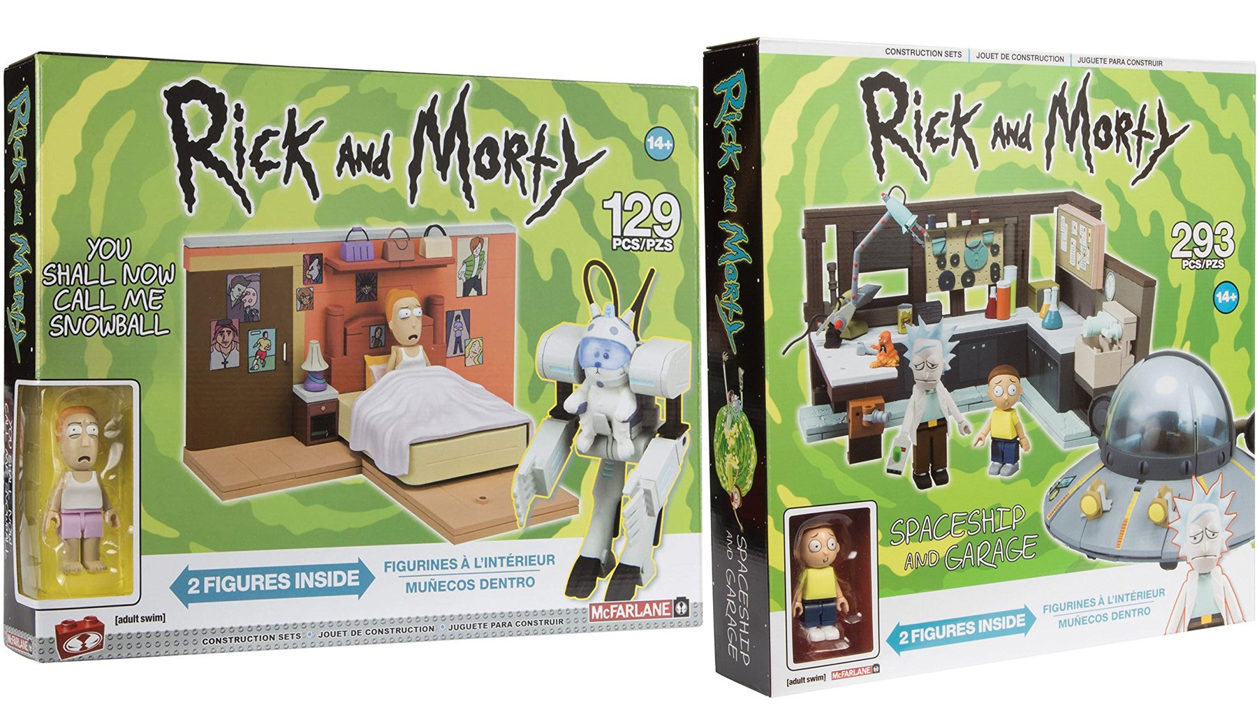 Spaceship Rick And Morty Figures Snowball Summer Characters You