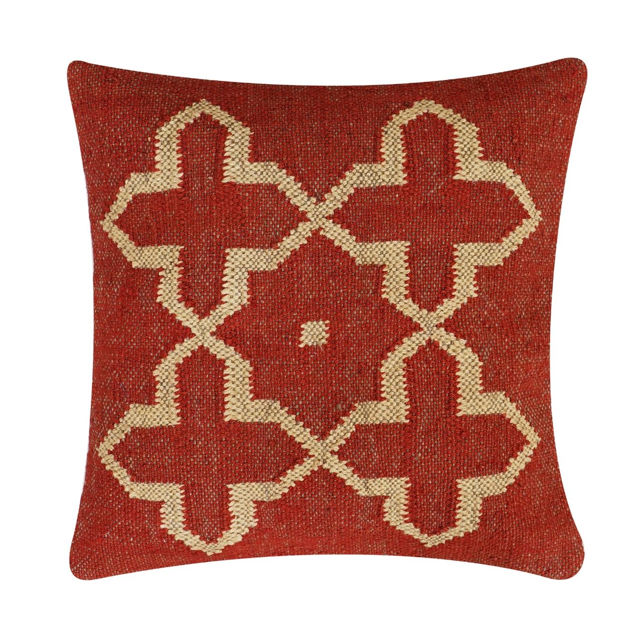 LKGSM RUGS Heavy Handwoven Kilim Pillow Cover 18x18 Square Indian Outdoor Cushions Cover Decorative Throw Pillow Cases (DN 20) โ image 1