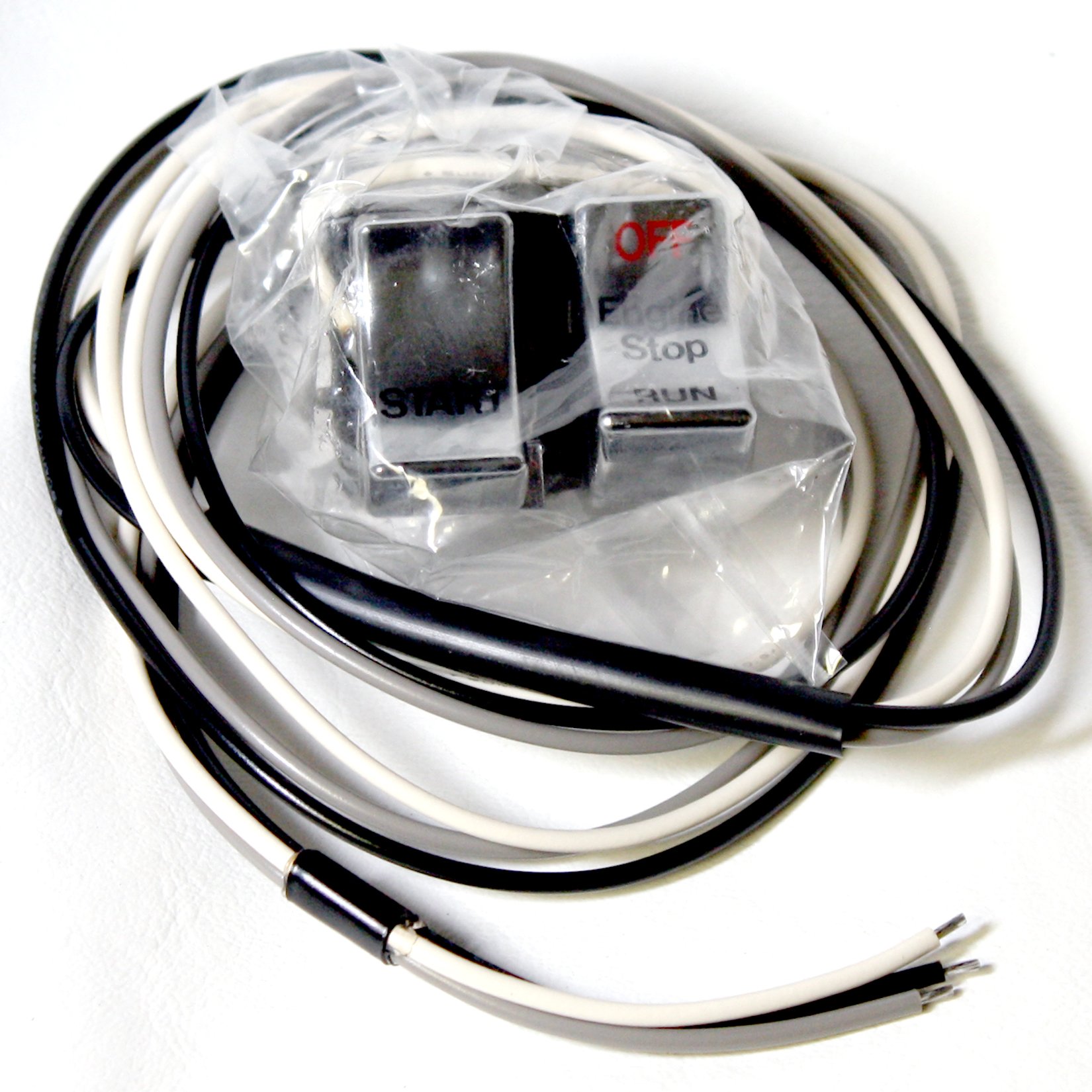 71589-92C Superior Dixie Chrome Engine Start Stop Switch Set for Harley Davidson