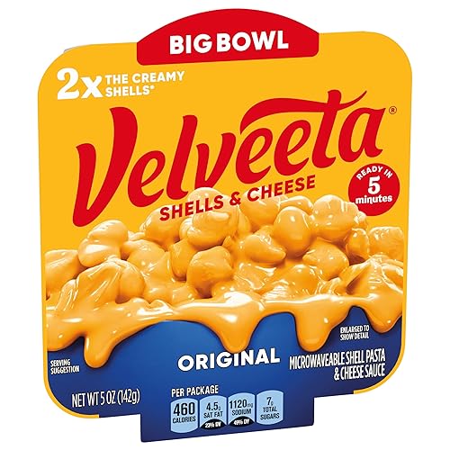 Miniatura 9 de Velveeta Shells &amp; Cheese Mini Shell Pasta y Salsa de Queso (Caja de 10.1 onzas) (paquete de 5)