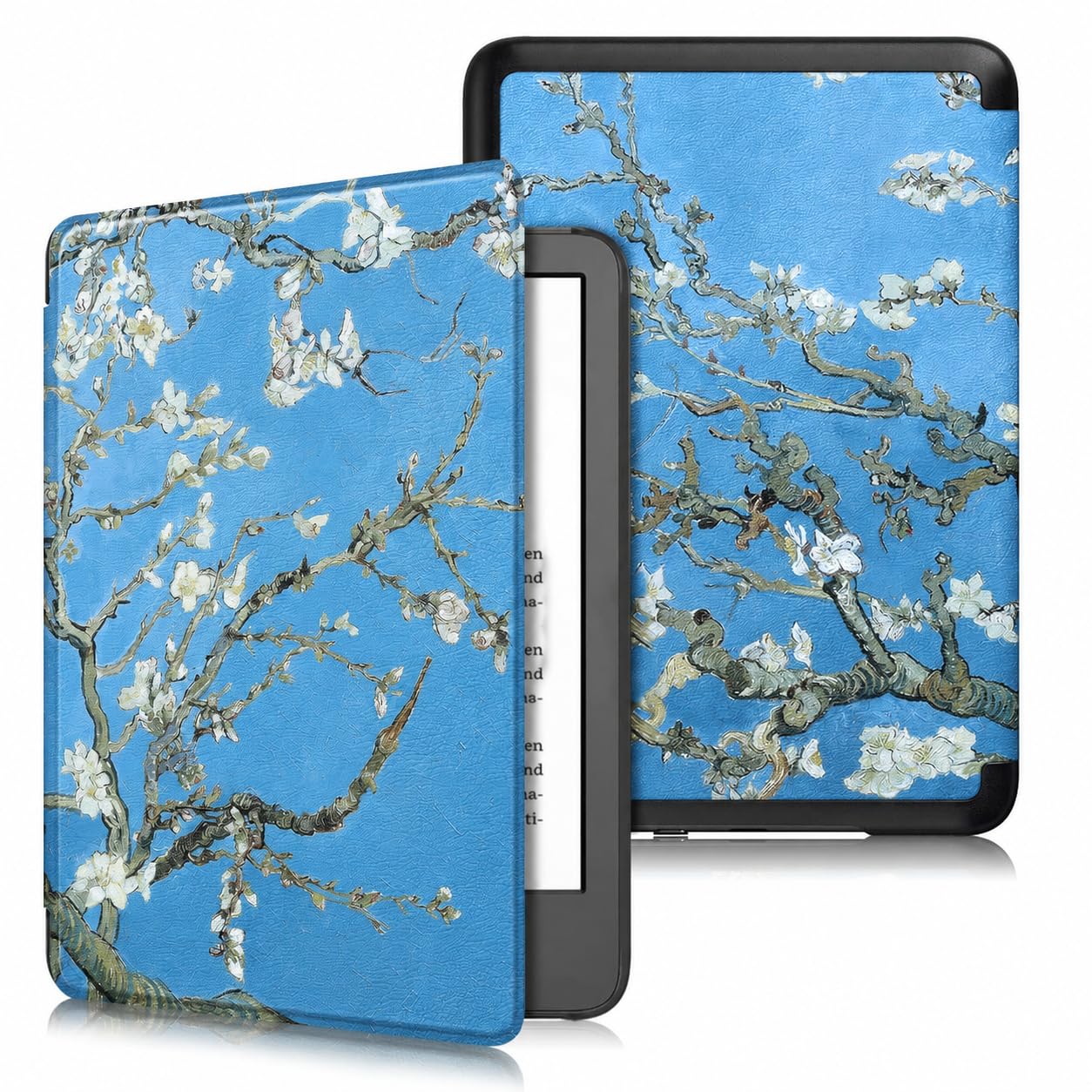 ProElite Cover Case for Kindle Paperwhite 12th Gen 7 inch Case, Slim Smart Flip case Cover for Amazon Kindle Paperwhite 12th Generation 7 inch 2024, Flowers