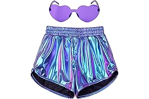 Metallic Rave Shorts for a Taylor Swift Speak Now Concert