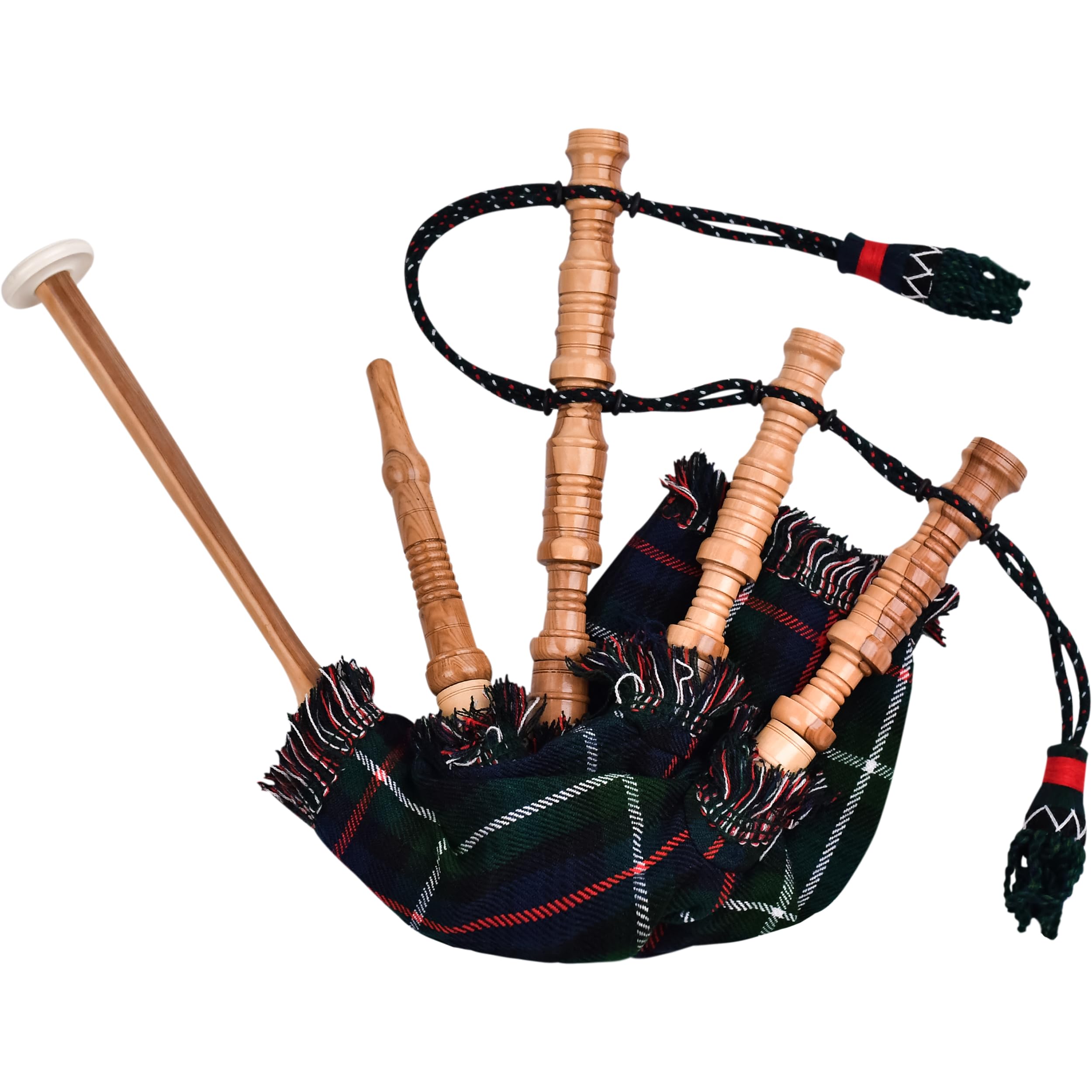 Mini Miniature Bagpipe, Rosewood Bagpipe for Beginners Playable Gift. (Mackenzie)