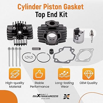 Amazon.com: Tuningsworld 60cc Big Bore Cylinder Head Piston