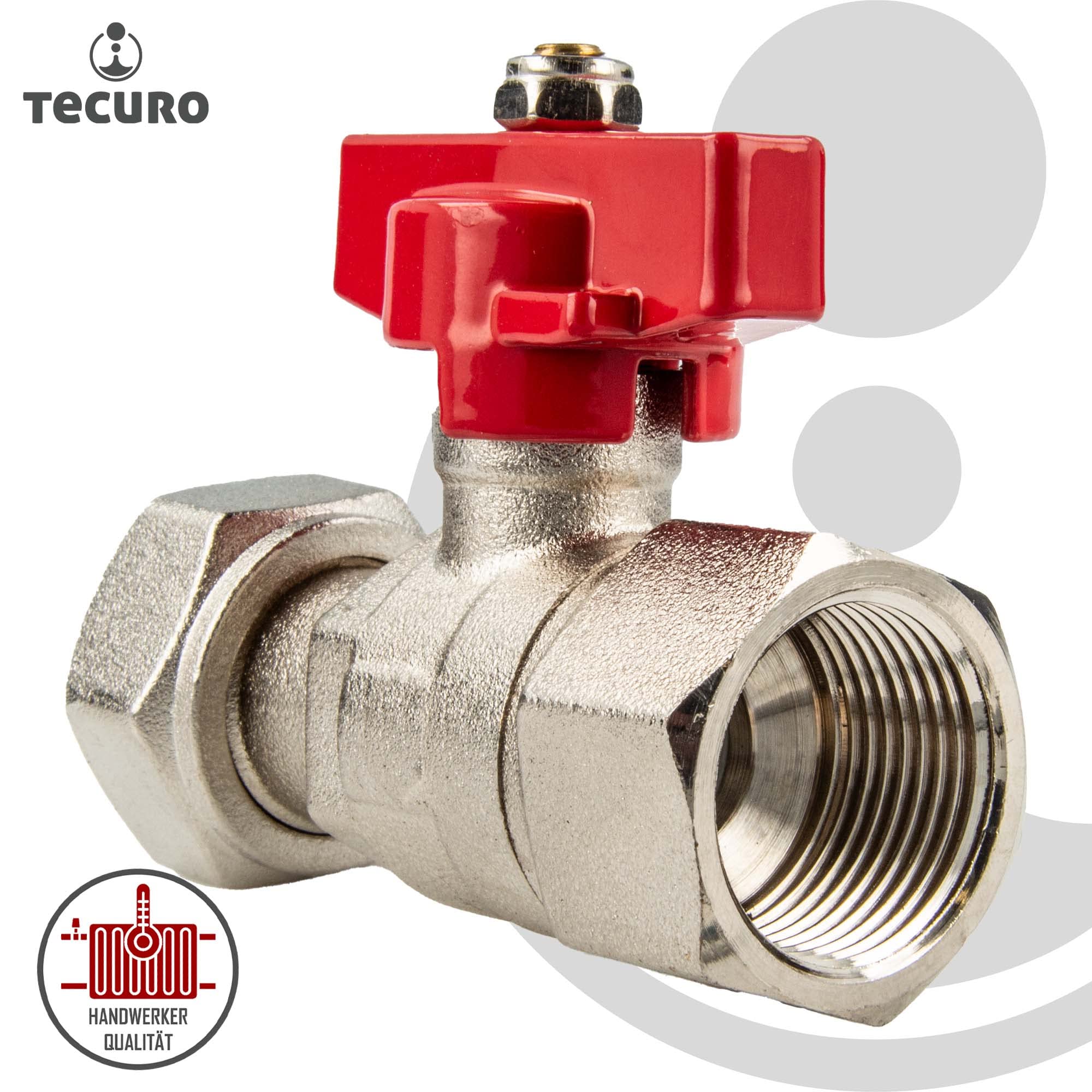 Vanne à Boisseau Sphérique 3/4'' - F/F - 2 Voies