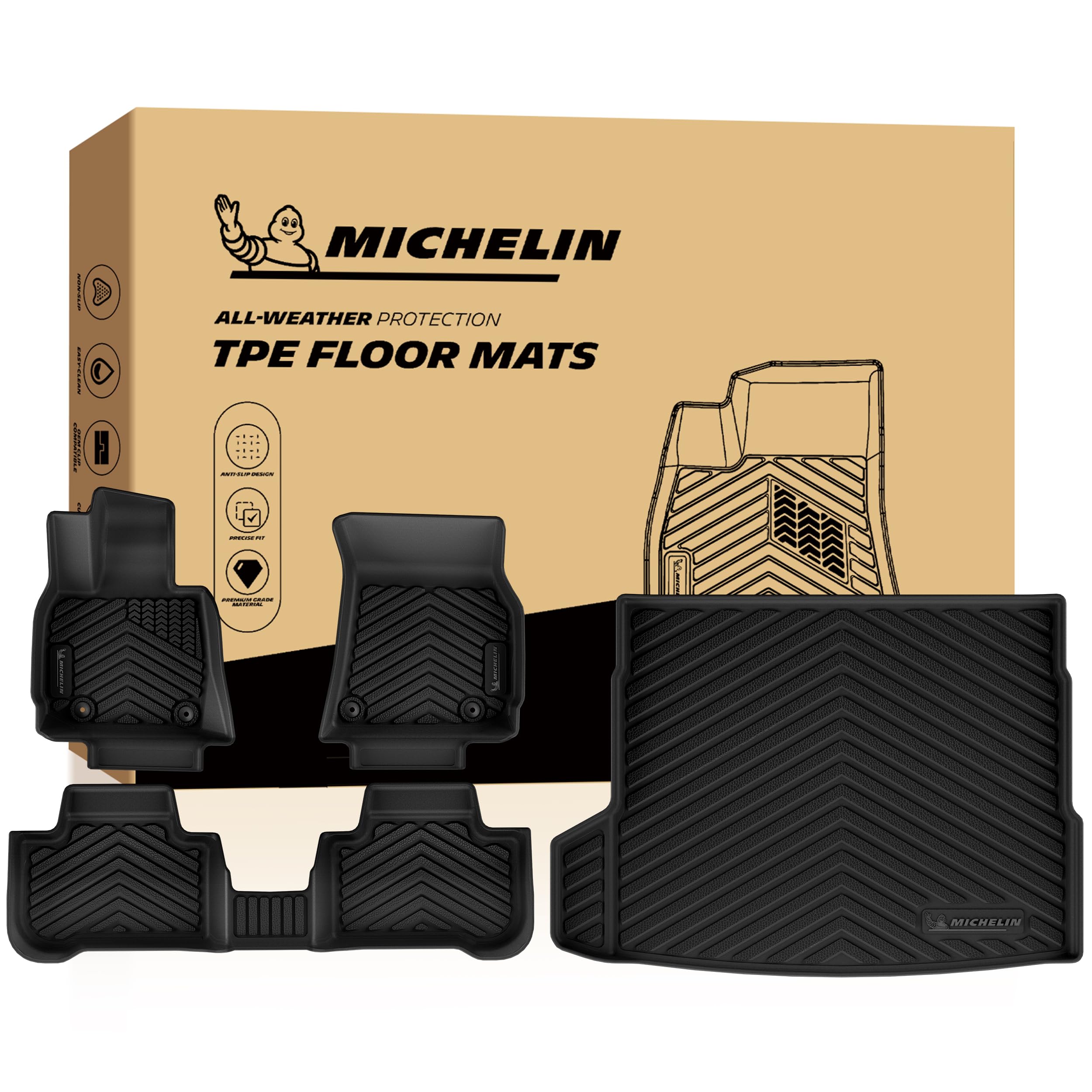 Michelin Vehicle Mats for 2025-2026 BMW X3 G45 30 xDrive/M50 xDrive