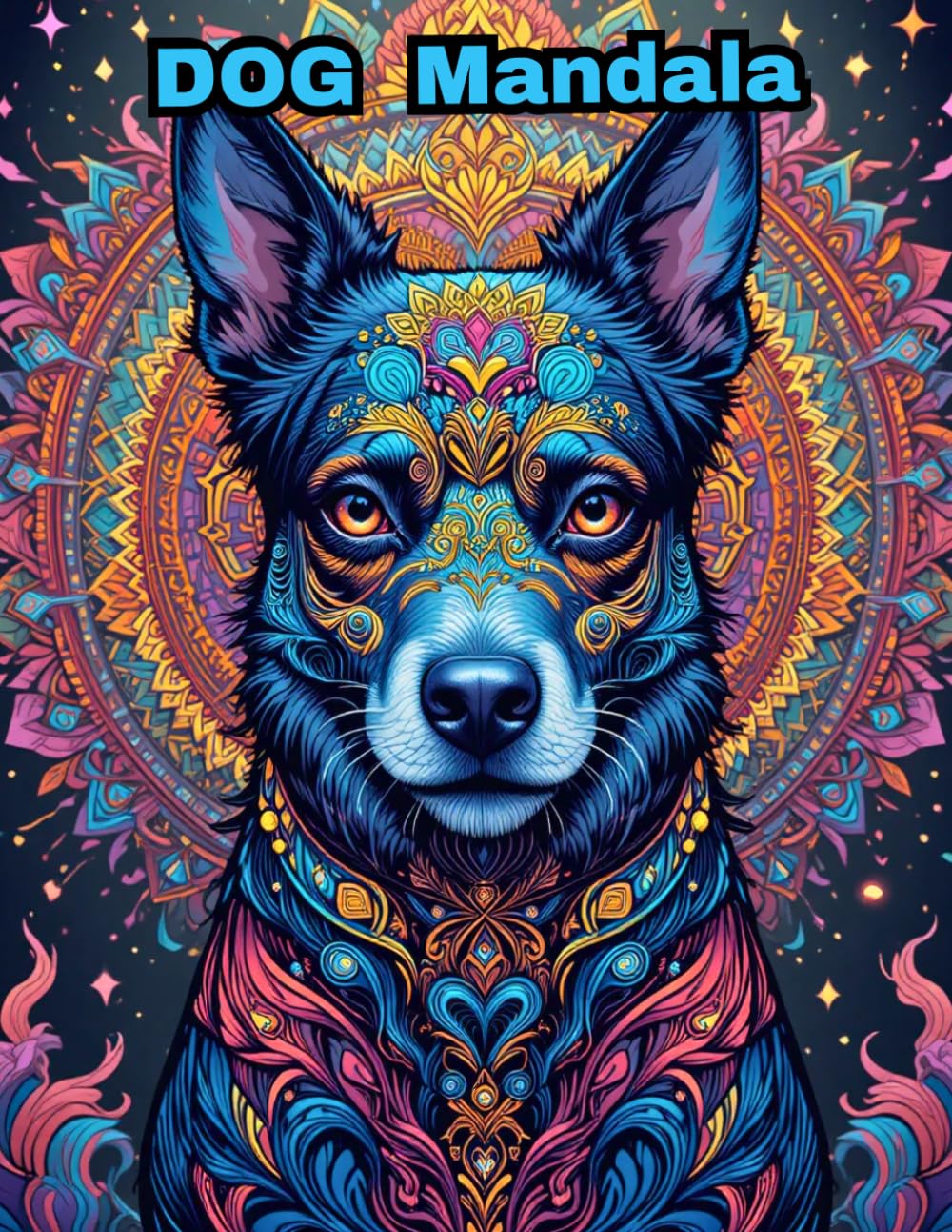 Dog Mandala Coloring Book: 50 Intricate Canine Designs for Adult Relaxation and Stress Relief
