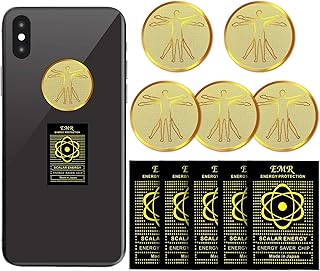 LJBCS 10 Pieces Radiation Protection Phone Stickers Anti Radiation EMF Blocker Electronic Devices Radiation Protector Stickers EMF Shield Sticker for Mobile Phones Computers Laptops