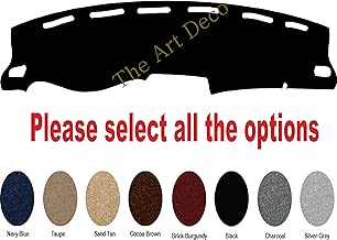 The ArtDeco Premium Carpet Dash Cover Mat for 2009-2018 Dodge Ram 1500 or 2010~2019 Dodge Ram 2500/3500 (Please Select Color Option) (Black) - coolthings.us