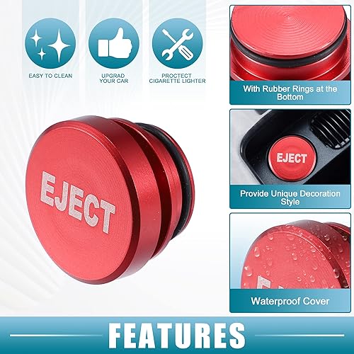 Miniatura 4 de A ABSOPRO Tapa de enchufe para encendedor de cigarrillos a prueba de polvo tapa universal para automóvil camión SUV con accesorios de 12 voltios