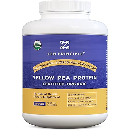 6 lb. Ultra Premium Organic Pea Protein Powder.
