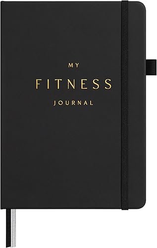 &And Per Se Fitness Workout Journal for Men & Women, Workout Log Book Planner with Daily Diet, Gym Exercise & Training Trackers - Undated, A5 Size,
