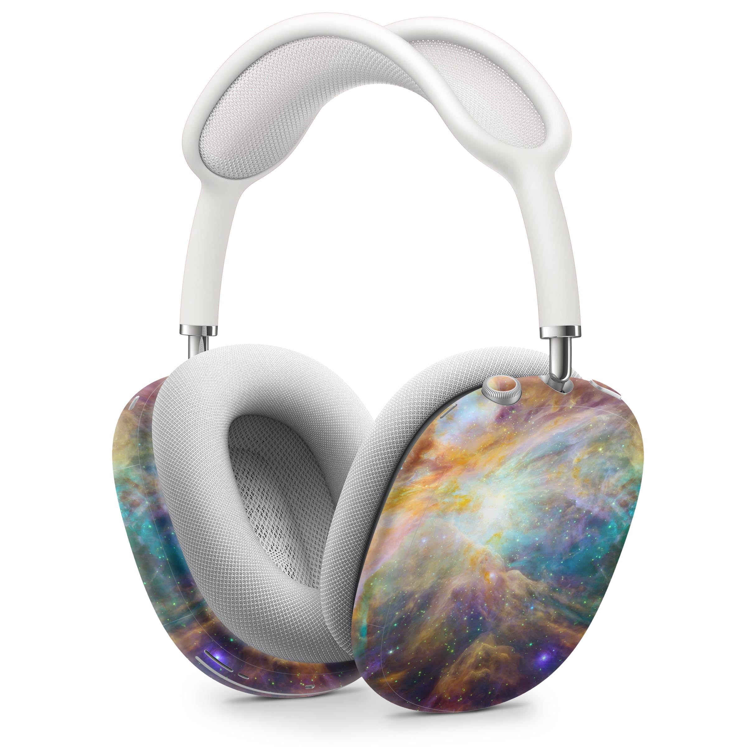 Skin Decal Protective Scratch Resistant Vinyl Wrap - Compatible with AirPods Max Headphones - Mutli-Colored Clouded Universe