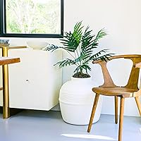 Vista 130 de Good Pet Stuff Kit original de caja de arena oculta y forro reutilizable, maceta redonda cerrada con plantas artificiales, sistema de filtro de olor