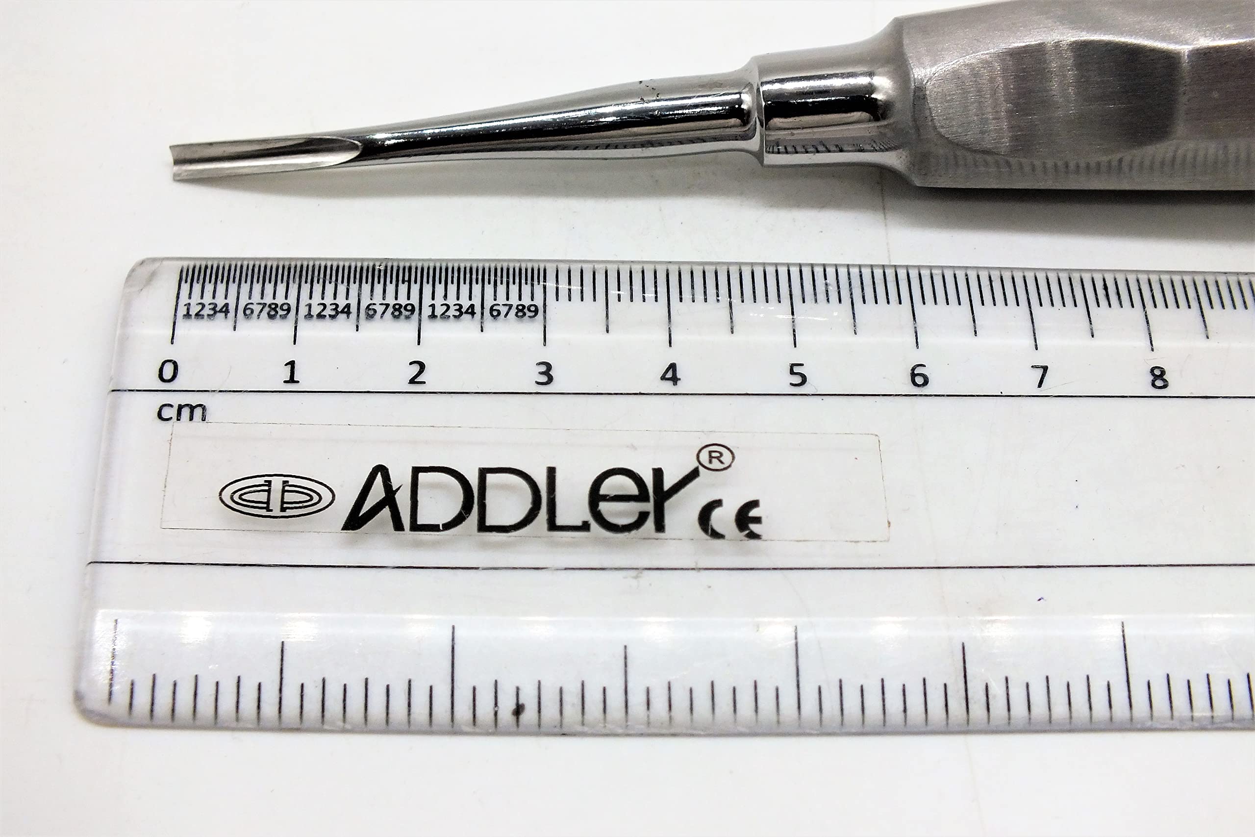 ADDLER Dental Coupland Curved A1C Blade 2.5mm Elevator. Life Time Anti Rusting Warranty.