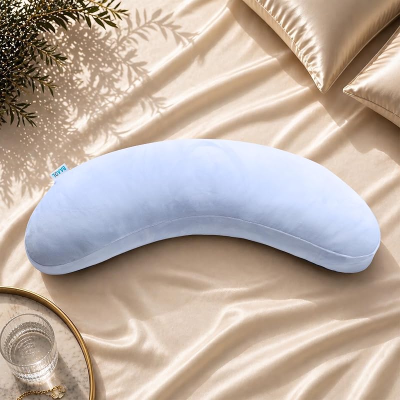 Pregnancy Pillow for Sleeping – Compact Maternity Pillow for Side Sleepers, Adjustable Belly, Back, Hip & Knee Support, Removable Washable Cover