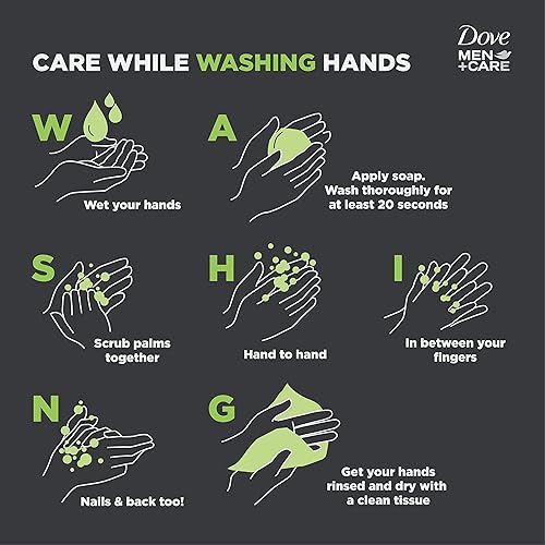 Miniatura 4 de DOVE MEN + CARE Elements Gel de baño carbón + arcilla, elimina eficazmente las bacterias mientras nutre tu piel, gris, 18 onzas líquidas (paquete de