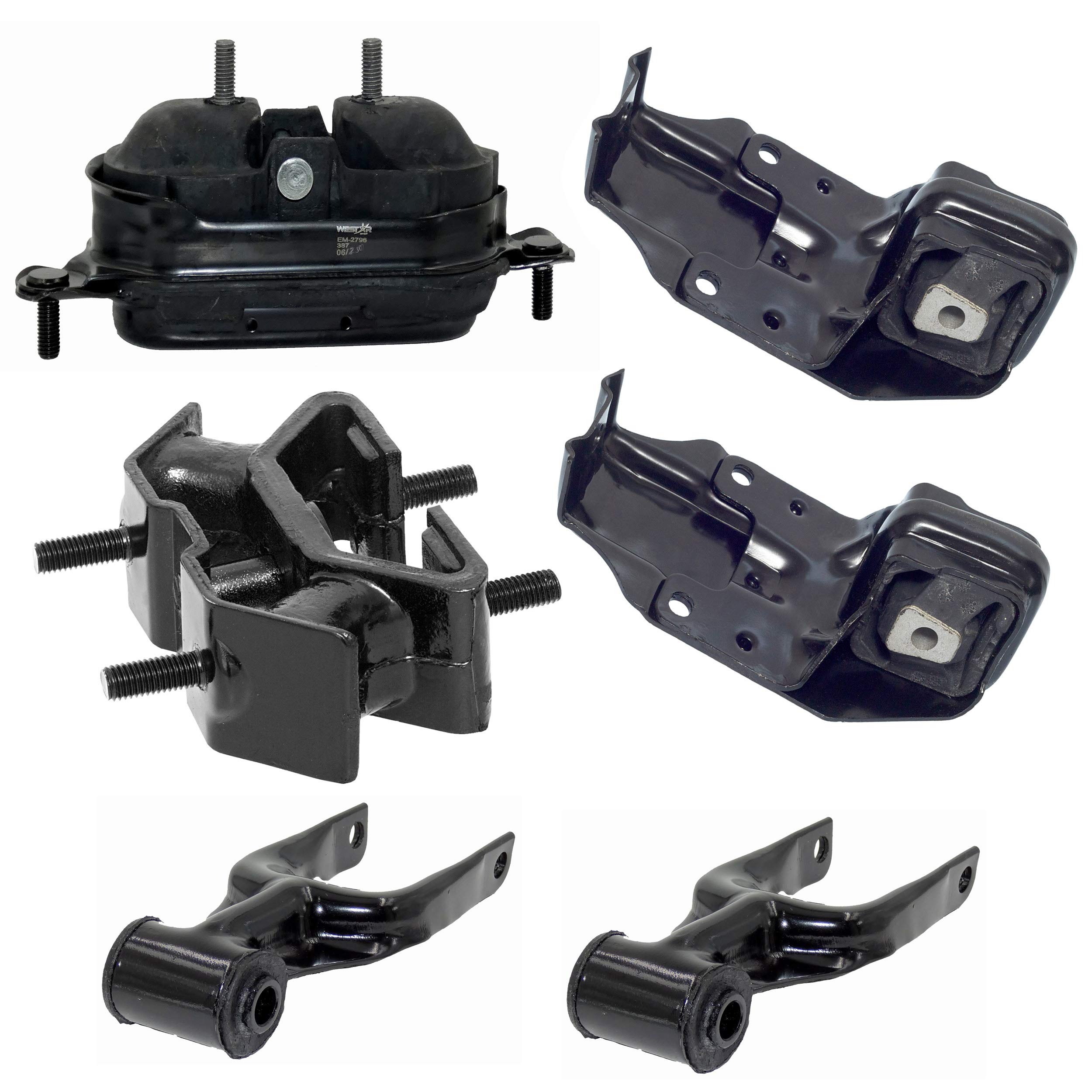 Westar ETK-035 Engine and Transmission Mount Kit Compatible with 2000-2005 GM N-Body 3.4L