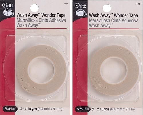 Dritz 406 - Cinta adhesiva de 14 in x 10 yardas., Paquete de 2