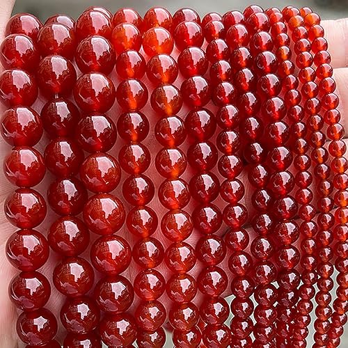 Miniatura 30 de 60 cuentas de ágata negra de 0.236 pulgadas, cuentas de piedras preciosas naturales redondas sueltas para hacer joyas