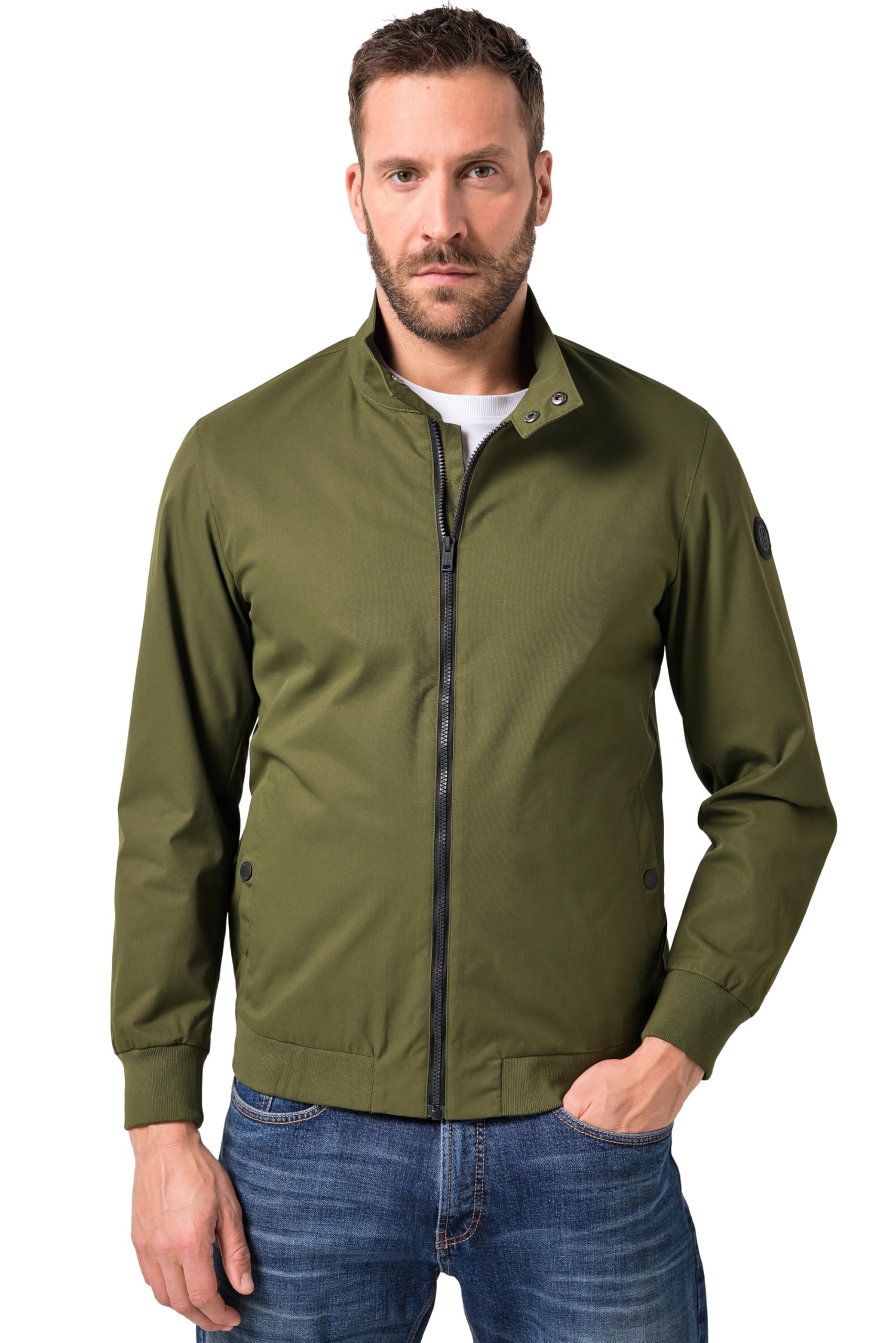 JP 1880 Herren große Größen Übergrößen Menswear L-8XL Blouson, Jacke, Stehkragen, Druckknopf 844652