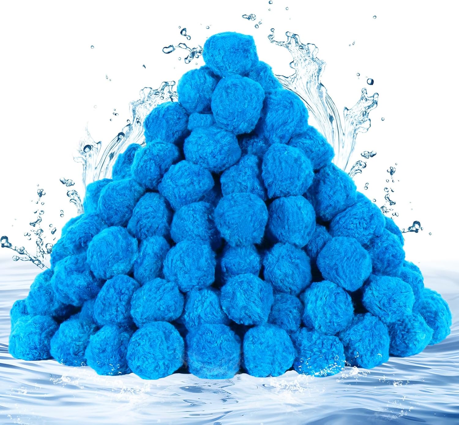 Askyli 1.54lbs Pool Filter Balls for Sand Filter, Reusable