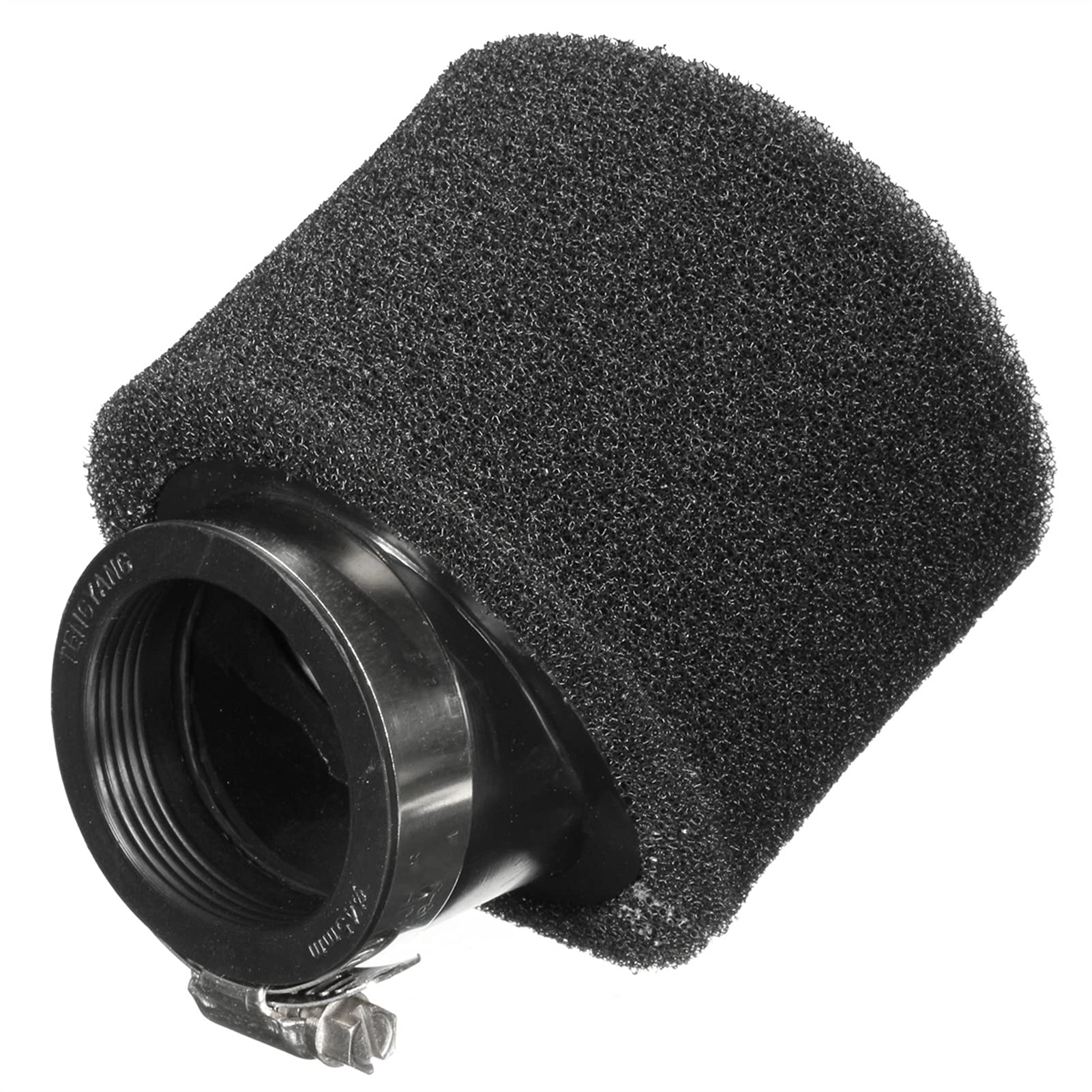 Filtro Aria In Schiuma Per Moto, Scooter E Pit Bike - Diametro 35-48 Mm - Nero/Rosso