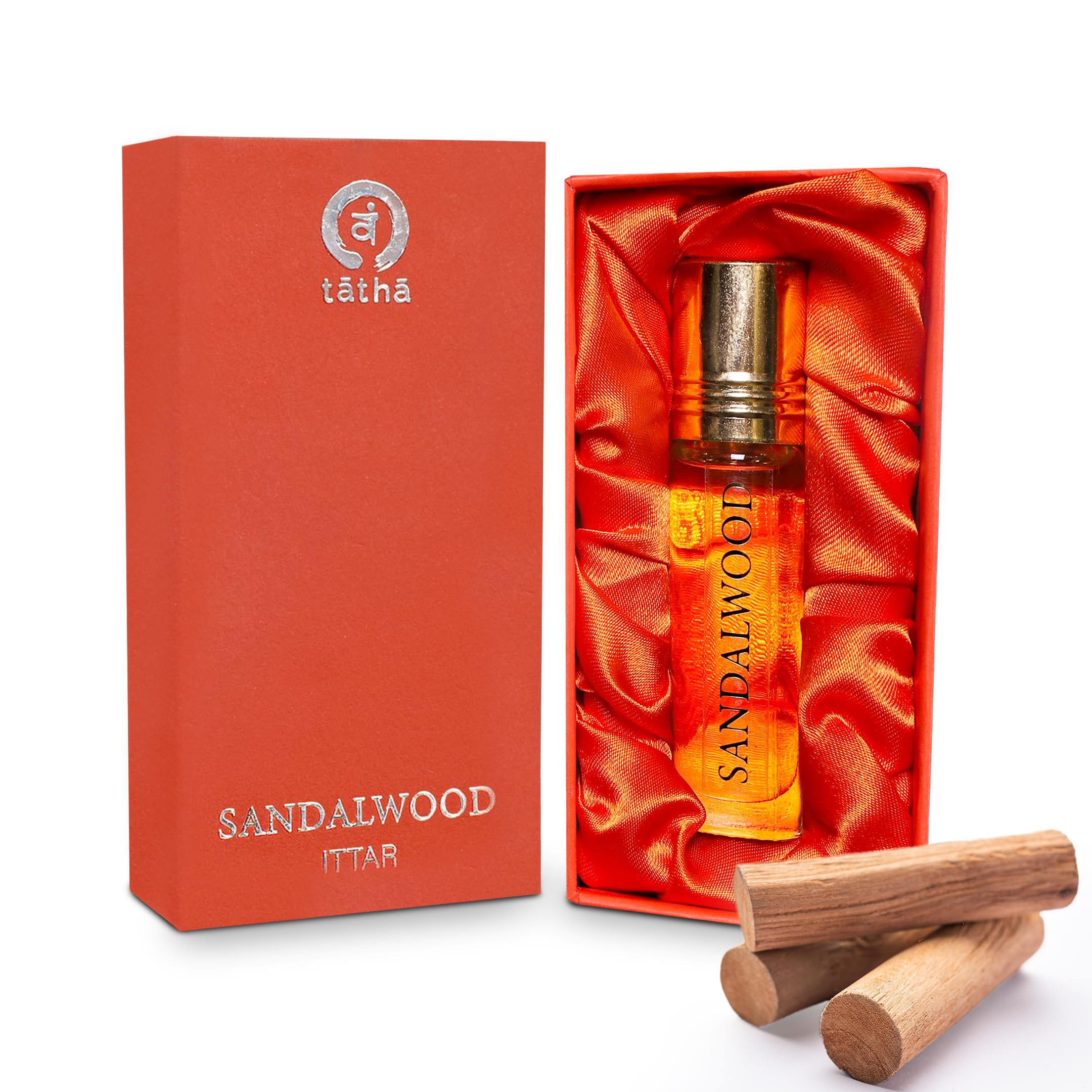 Tatha Sandalwood Attar – Pure Chandan Perfume Oil | Authentic, Natural & Alcohol-Free | Calming, Long-Lasting Fragrance | Perfect for Gifting & Everyday Wear | 10ml-image-6