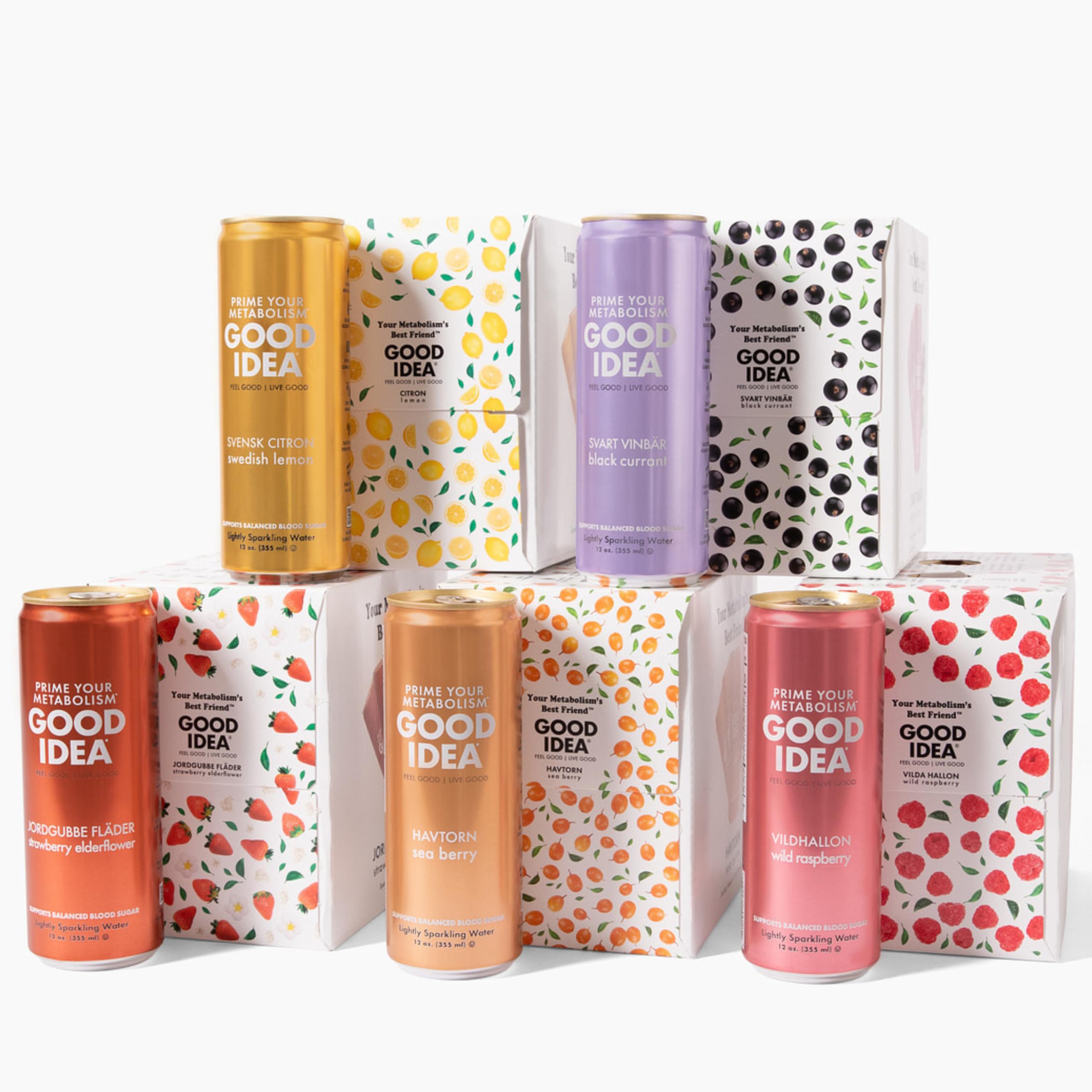 glp 1 and carbonated drinks Amazon.com: GOOD IDEA Sparkling Water – Supports Metabolism, Balances Blood Sugar, Activates GLP-1 Naturally – Science-Backed Functional Beverage – No Caffeine, No Sugar – Five Flavor Variety Pack (30 Cans, 5 Flavors,