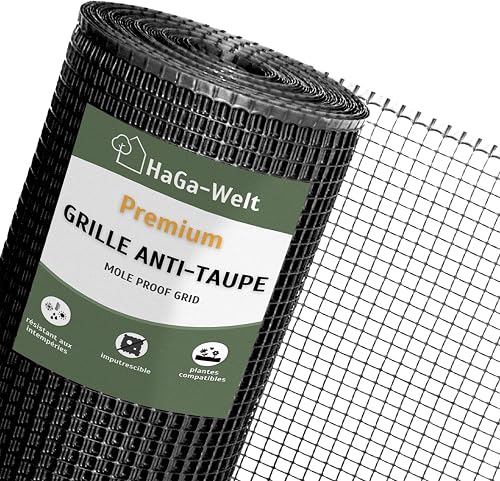 Grille Anti-Taupe de 1,2m de Large en Plastique pour Chasse HaGa