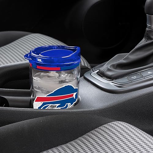 Miniatura 336 de Rico Industries NFL - Vaso clásico de fútbol americano de doble pared, 16 oz o 20 onzas, tapa W