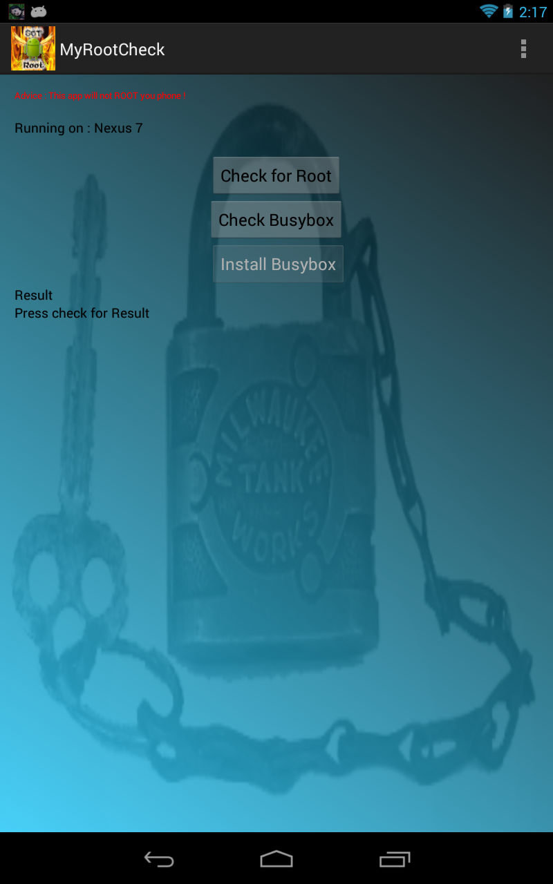My Root Checker Test - App on Amazon Appstore
