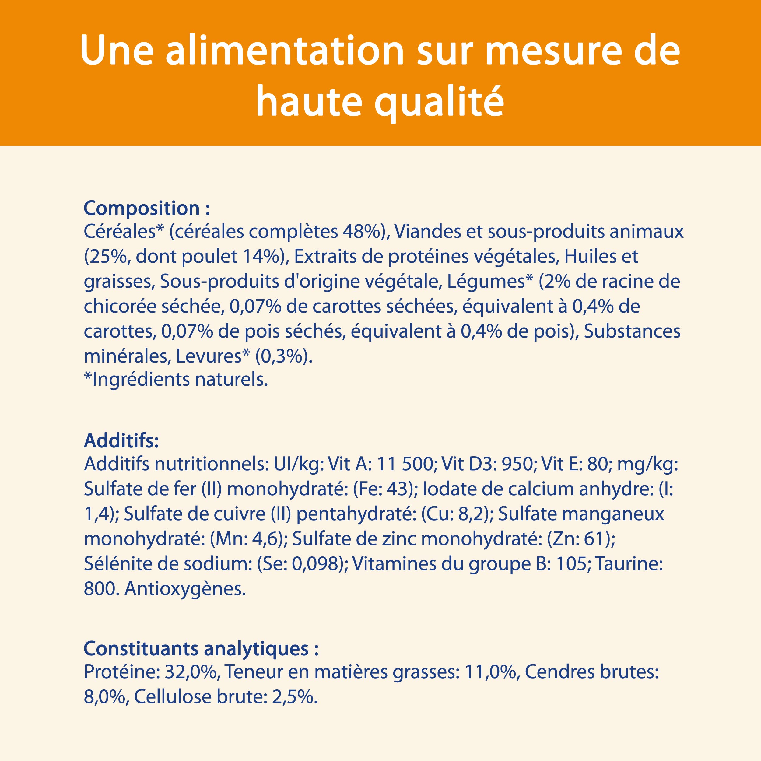 Purina Cat Chow | Erwachsene | Trockenfutter für Katzen | NaturiumTM | Huhn | 10 kg | Beutel