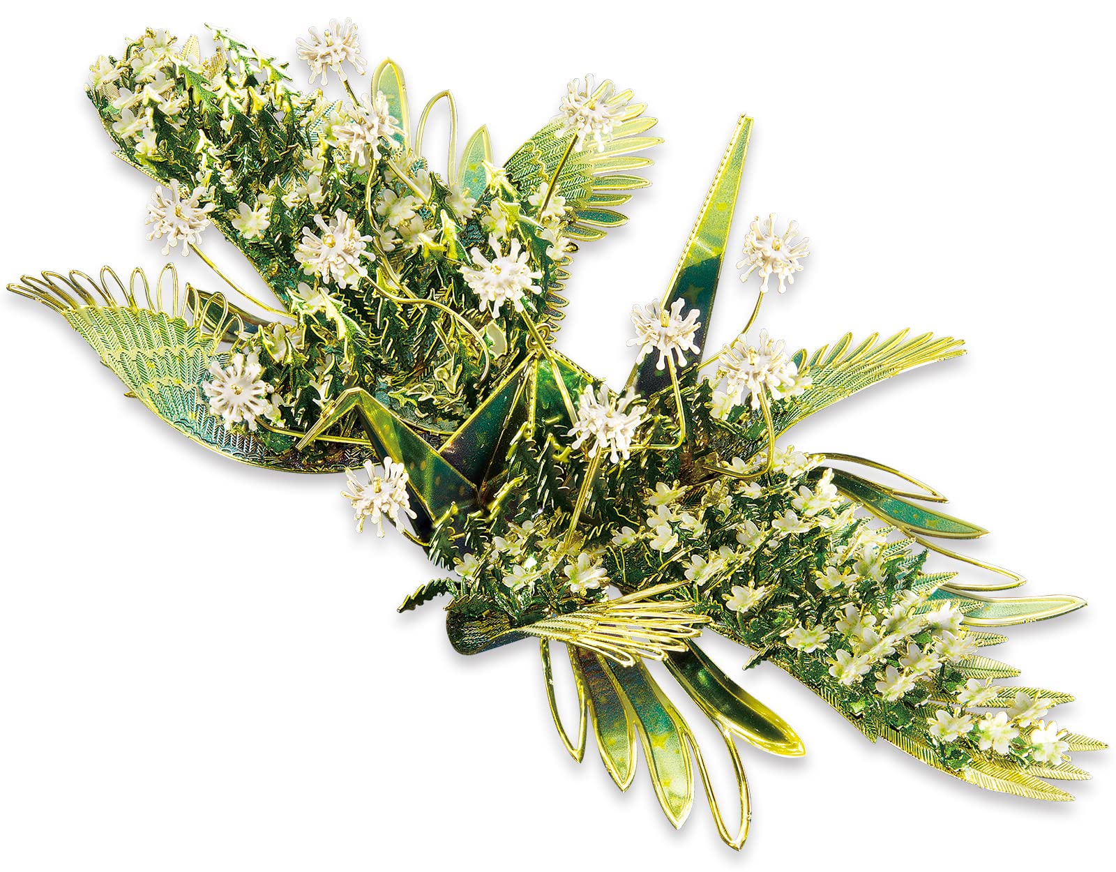 Piececool3D Metal Model Puzzles for Adults, Dandelion Wish Cranes Model Building Kits, Brain Teaser Puzzle Beautiful DIY Craft Kits Great Birthday, 172Pcs