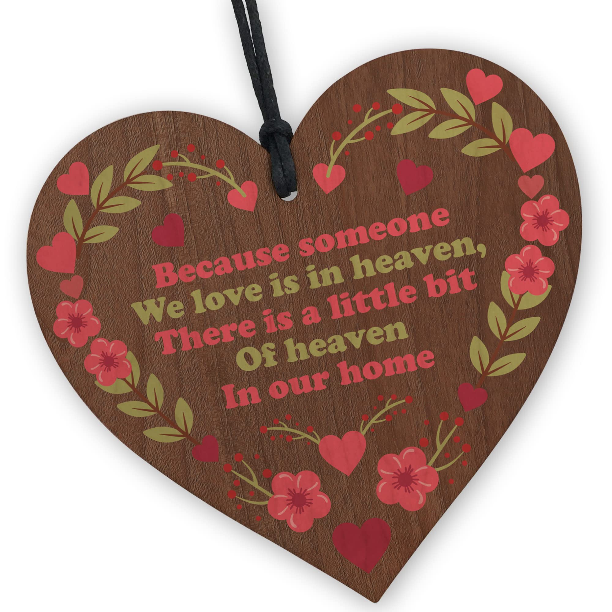 Red Ocean Meaningful Gifts to Remember and Honor Your Loved One in Heaven Memorial Gift For Mum Dad Nan Grandad