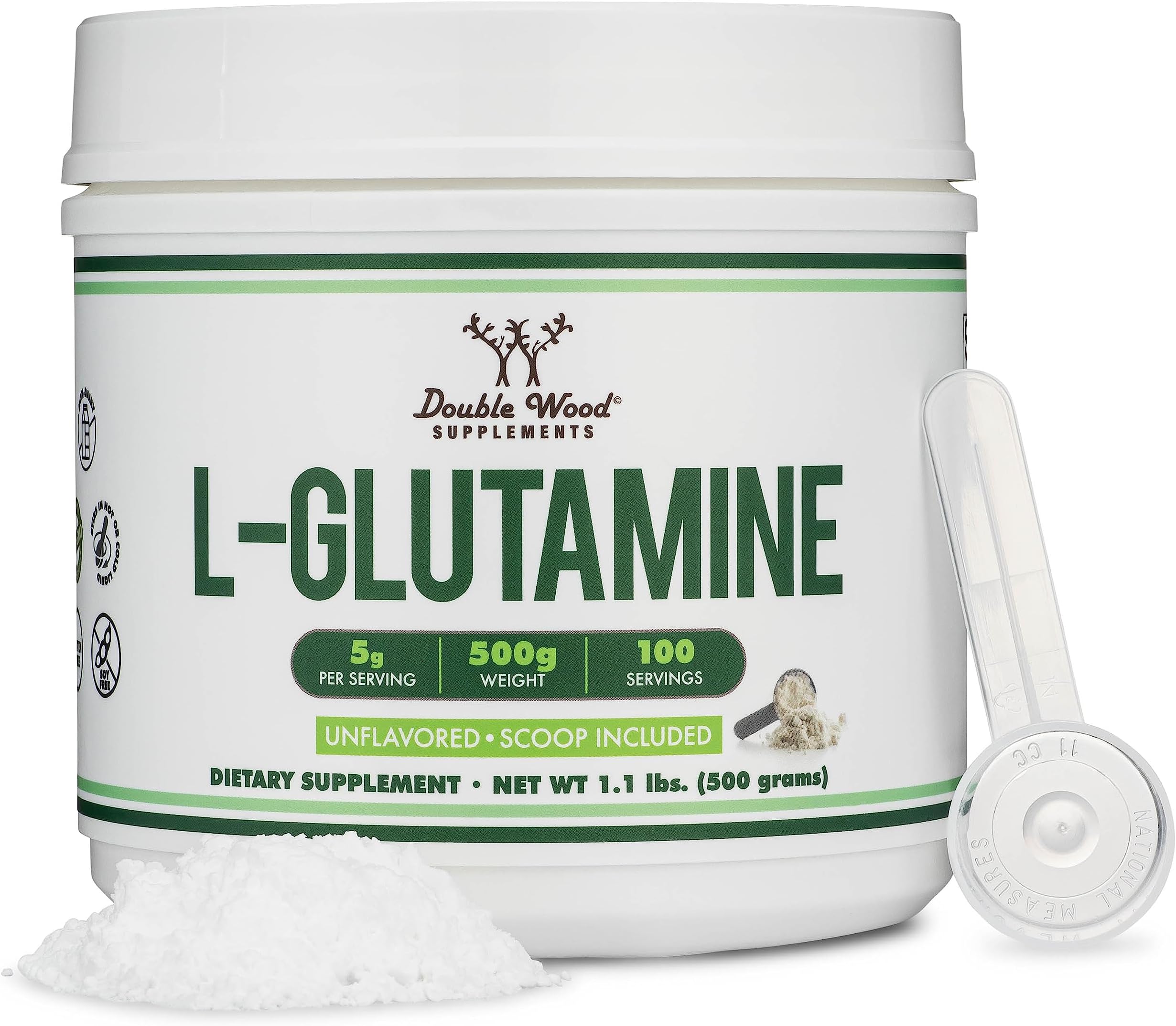 Life Extension LGlutamine Powder, amino acid, supports
