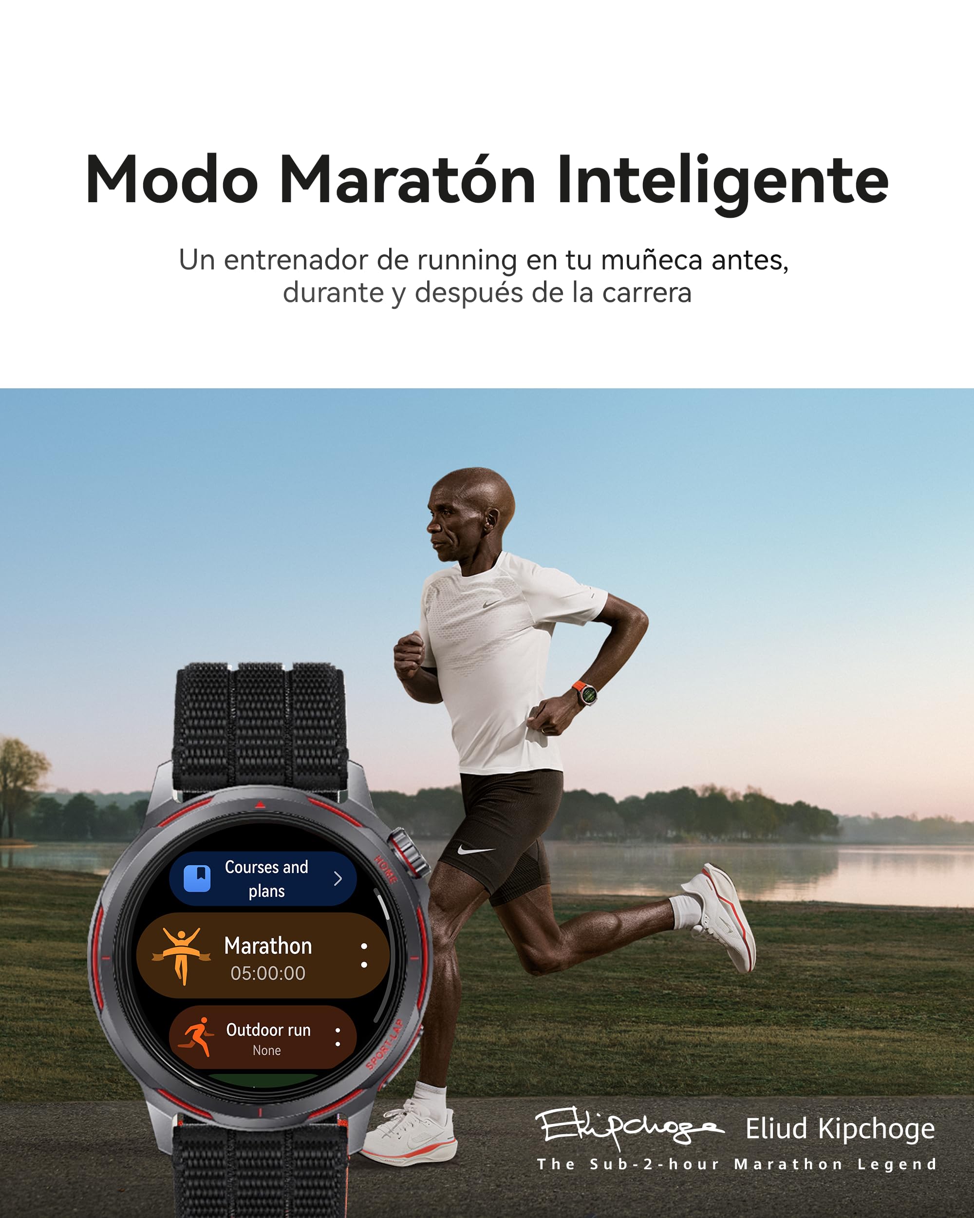 HUAWEI Watch GT Runner 2 Smartwatch, Running GPS Ultra Preciso, Negro | Reloj Inteligente, hasta 14 Días Autonomía, Modo Maratón, Ritmo en Tiempo Real, Diseño Fino en Titanio, VFC, ECG, Pago NFC
