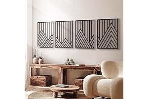 Glamativity Large Black Wall Art