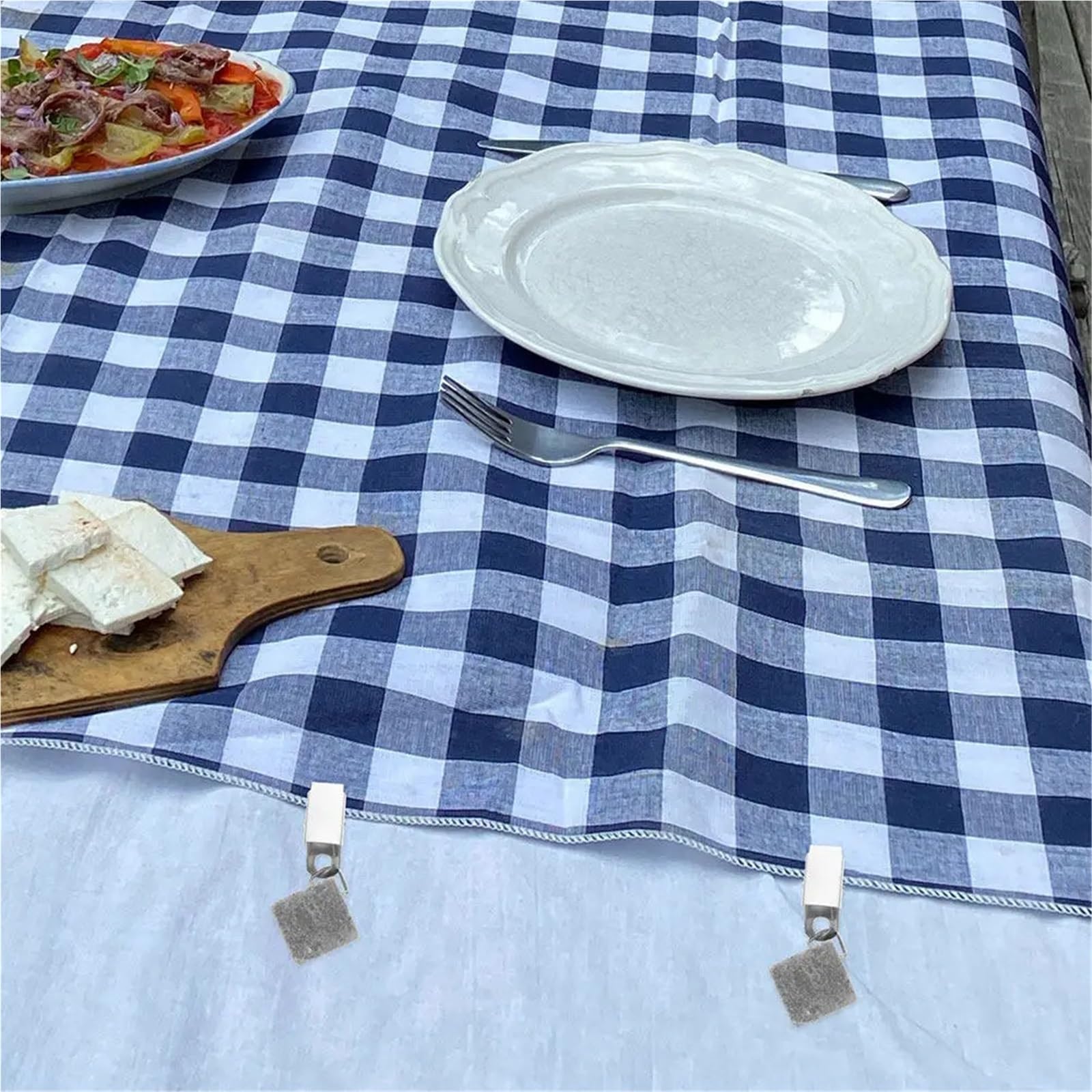 Tischdeckengewichte aus Marmor, rutschfest, für Picknick, Camping, Hochzeit, Zuhause, Büro, 8 Stück