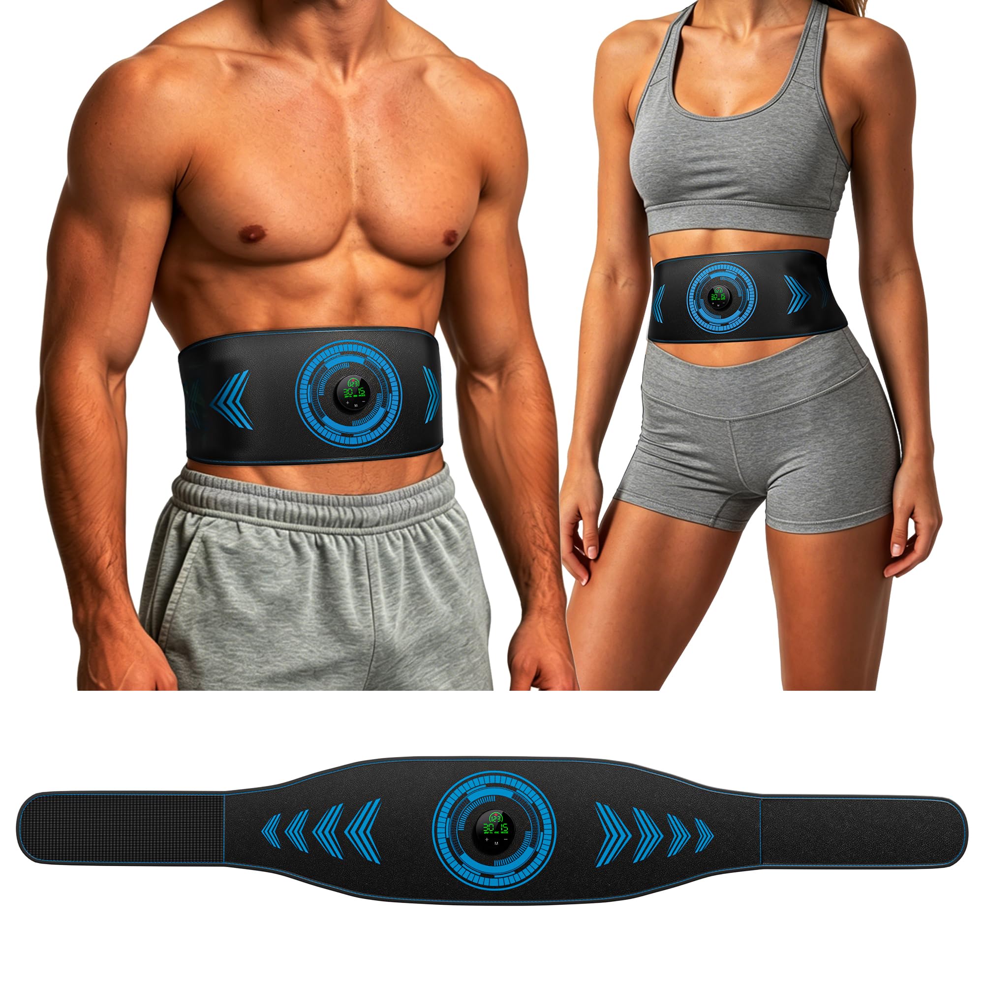 Abs Stimulator Muscle Toner, Powered EMS Muscle Stimulator for Home Use, for Muscle Conditioning (Belts with Armbands) — Amazon image 9