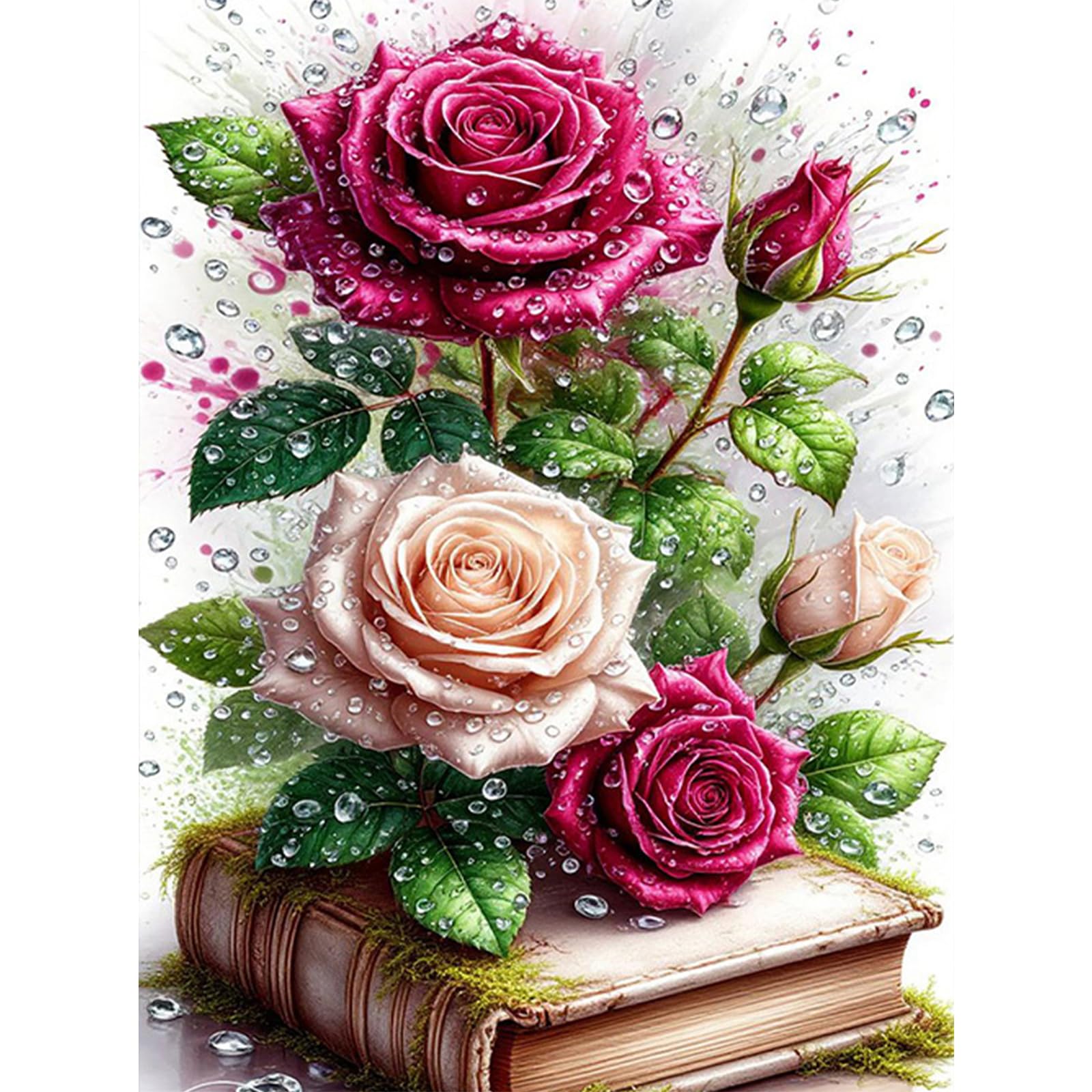 ricuved fleurs kit diamond painting 5d