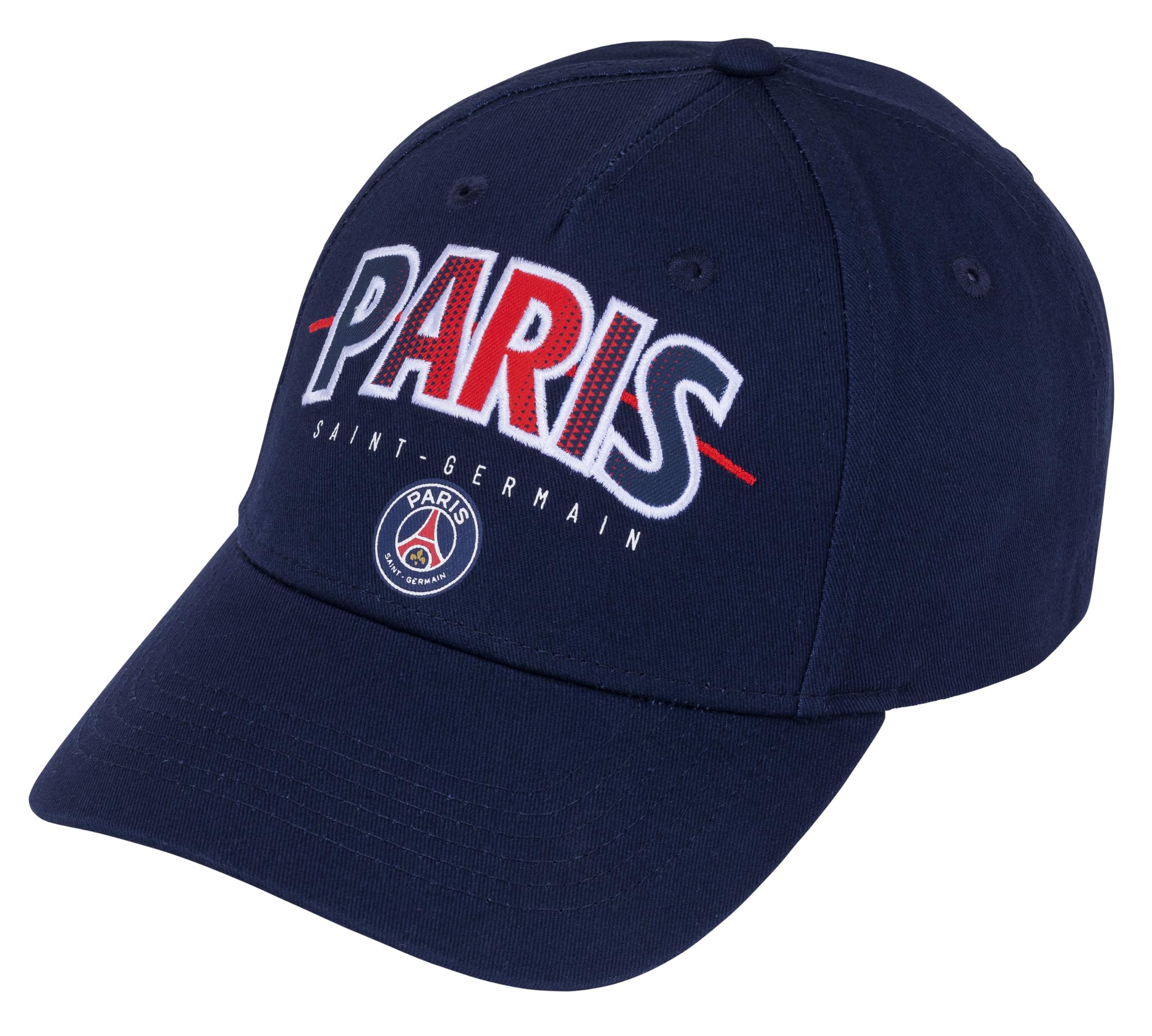 Psg Homme Casquette PSG Officielle Paris Saint-Germain - Taille Réglable Adulte - 100% Coton - Collection Supporter Accessoire Psg