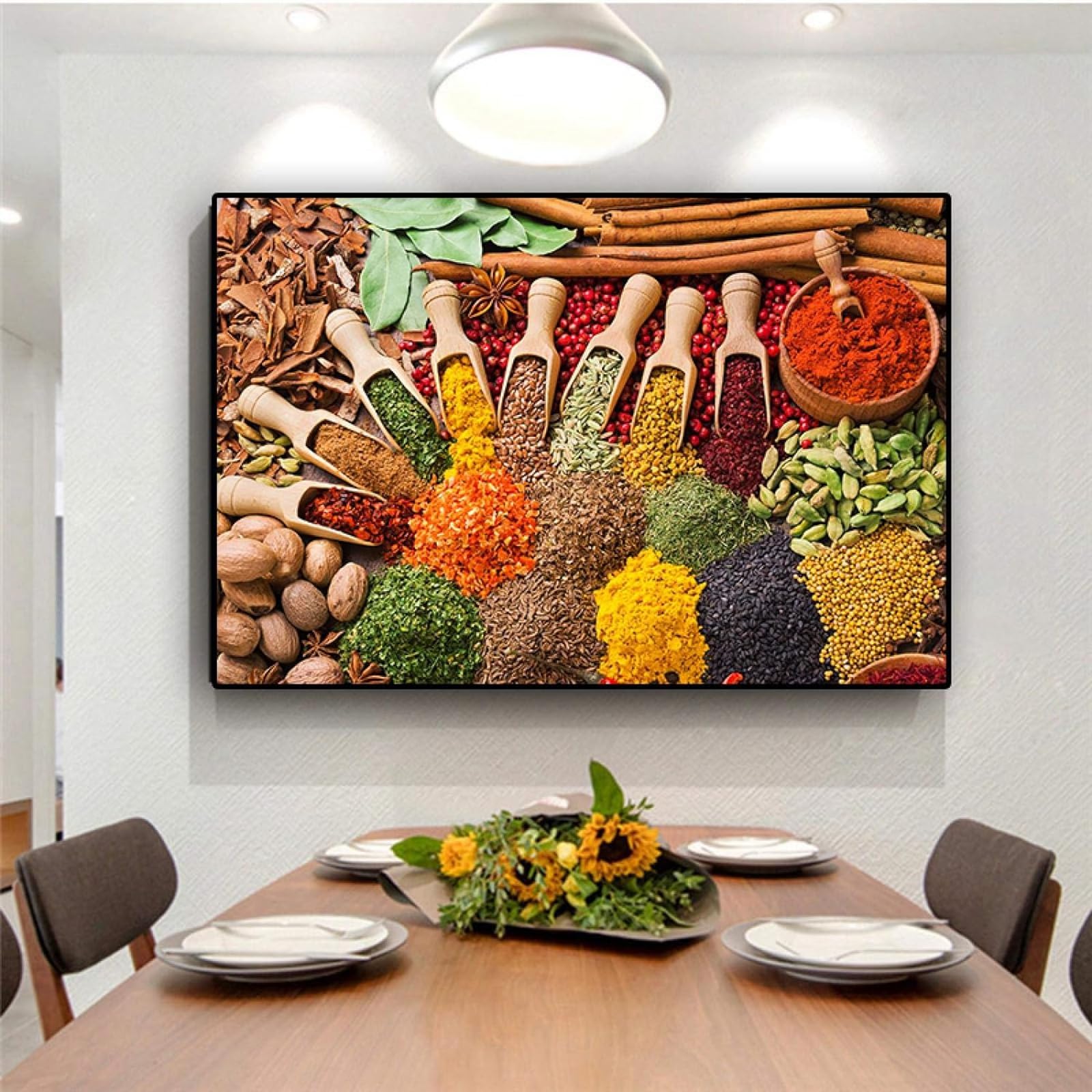 Tableau Graffiti Mignon Singe Coloré - Affiche Toile Décoration Murale Sans Cadre 70x105cm Pour Salon, Chambre, Cuisine Et Bureau